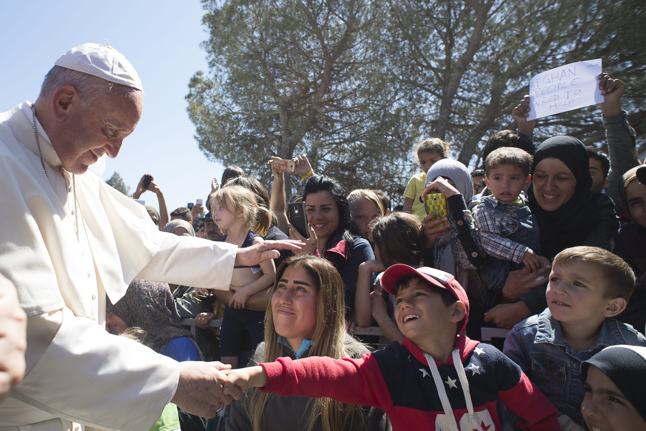 Pope Francis with Migrants Migrants and Refugees